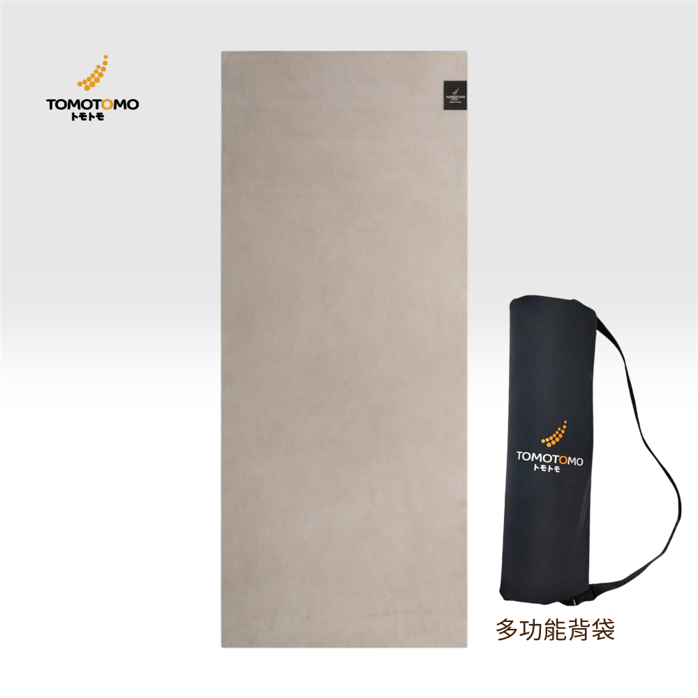 【TOMOTOMO】健身運動瑜伽墊含背袋 (琥珀灰)