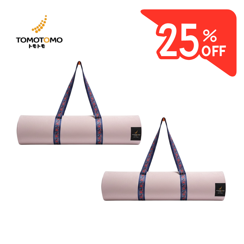 【TOMOTOMO】健身運動瑜伽墊(玫瑰粉2入)